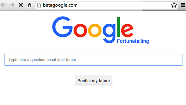 Google Fortune Telling - Predict my future