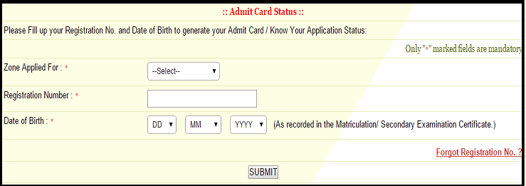 FCI North Zone Admit Card 2015 Released for JE/Assistant Grade-II/III: Download Here