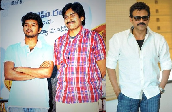 Tamil actors Vijay and Venkatesh are good friends of the Tollywood actor