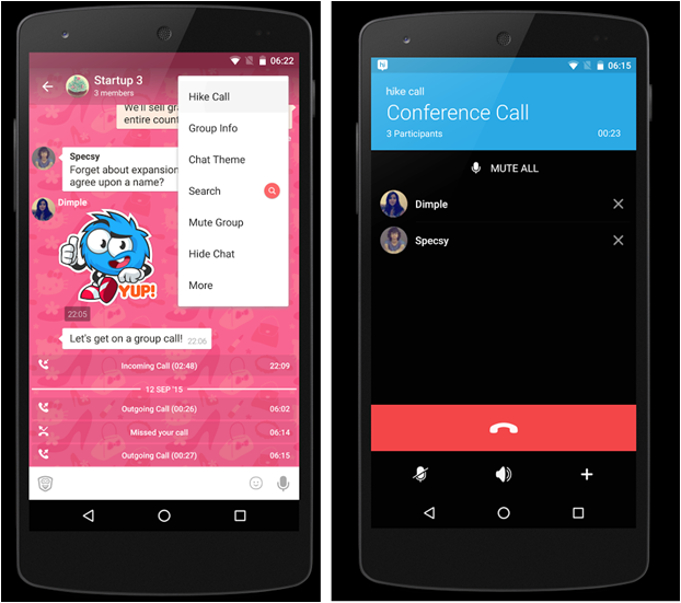 Hike Launches Free Group Calling Feature for Android