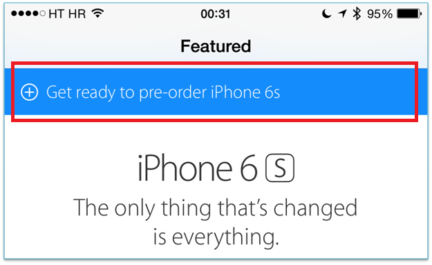 Get Ready to Pre-order iPhone 6s