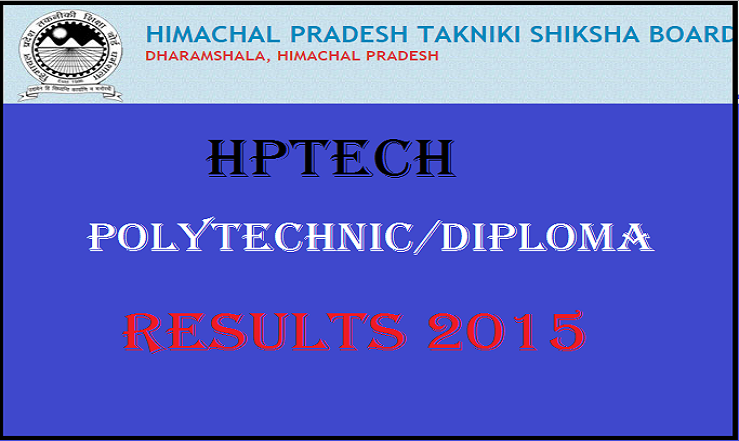 Himachal Pradesh PolyTechnic/Diploma Results 2015 Declared: Check Here