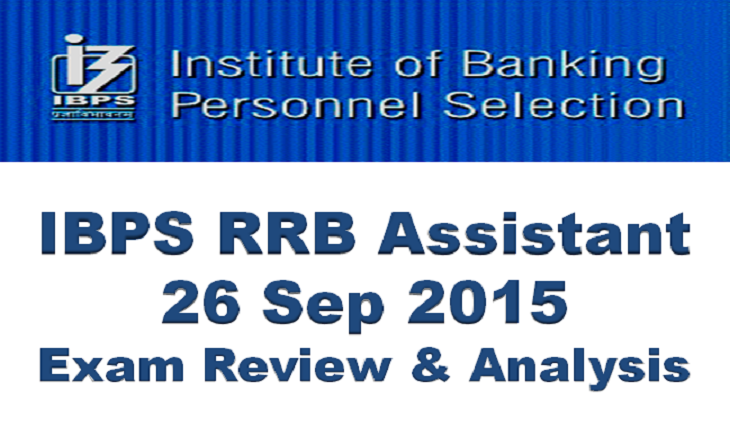IBPS RRB Assistant exam review analysis