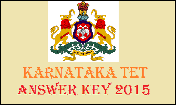 Karnataka TET Answer Key 2015: Download Here