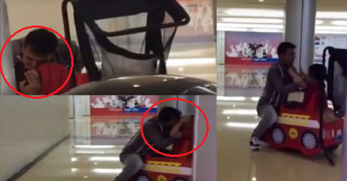 Video Of A Guy Forcibly Kissing A Little Boy In A Mall