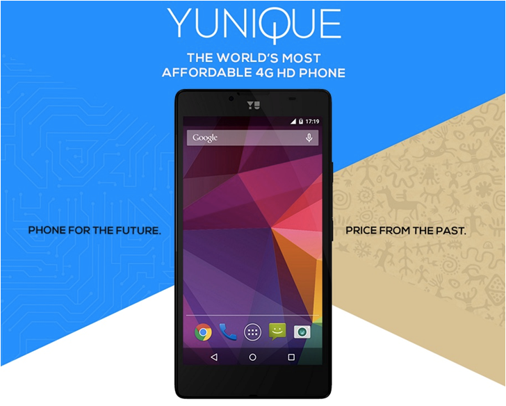 Yu Yunique 4G Smartphone Launched in India