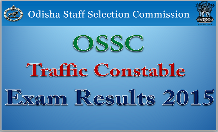 OSSC Traffic Constable Exam Results 2015 