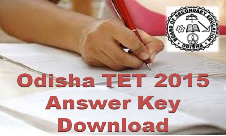 Odisha TET 2015 answer key