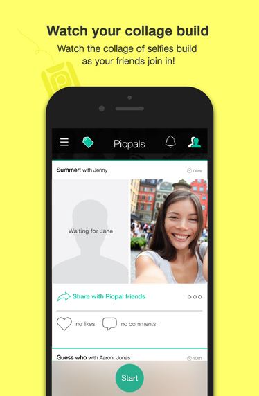 How to Take joint selfies with picpal app on Android and iOS