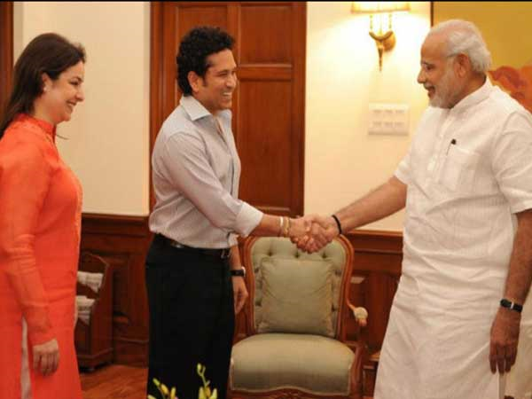 Sachin Tendulkar discusses 'Swachh Bharat Abhiyan' with Modi