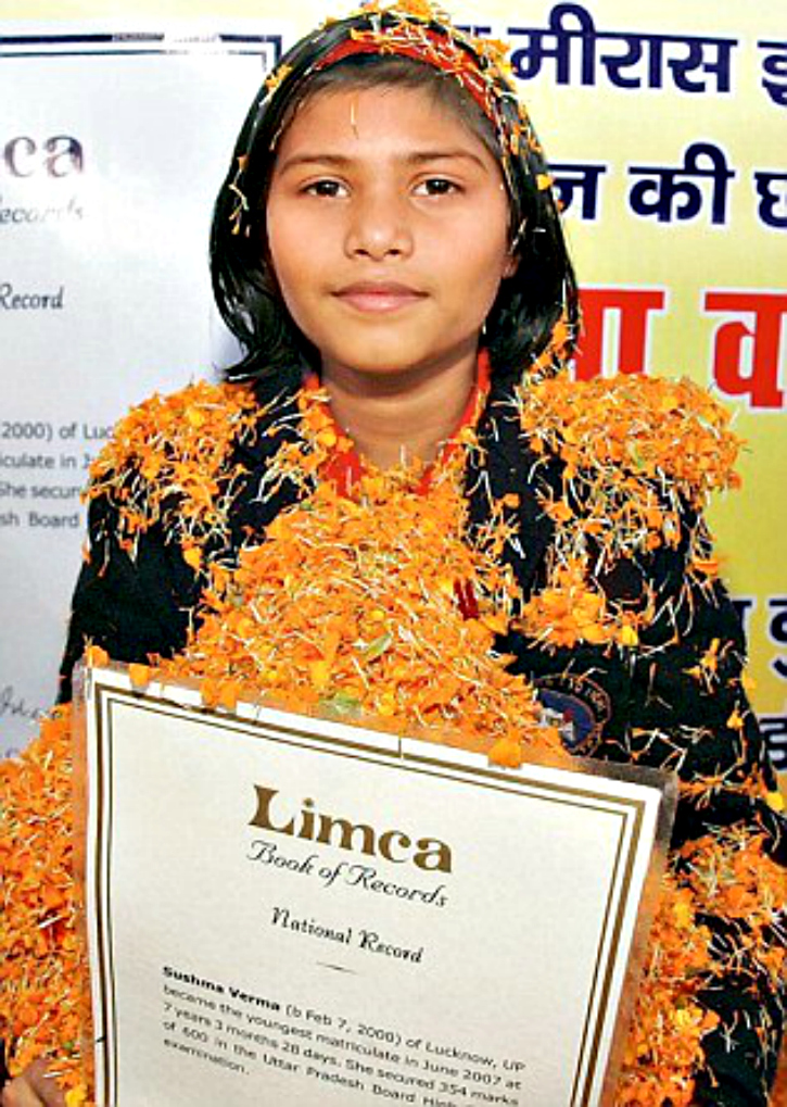 Sushma 15 Year Girl is India's Youngest PhD Student: Daughter of Sanitation Worker