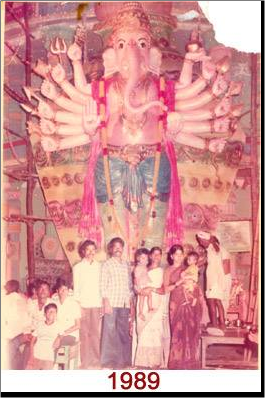 Khairathabad GANESH idol in 1989