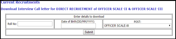 Uttarakhand Gramin Bank Officer Scale-II & Officer Scale III Interview Call Letter 2015 Released: Download Here