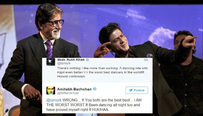 Amitabh Bachchan’s ‘WORSE’ Reply To Shah Rukh Khan’s Tweet