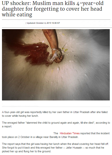 Post about Dadri lynching