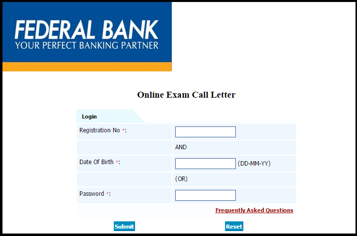 Federal Bank Probationary Officers (FMSB and FNSB) Call Letter 2015 Released: Download Here