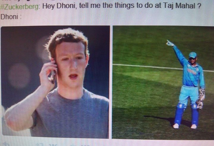 Check out some Funny Memes & Trolls on Mark Zuckerberg visit to Taj Mahal & Townhall
