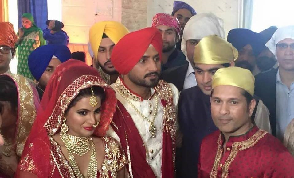 Harbhajan Singh and Geetha Basra wedding