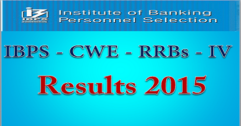 IBPS RRB CWE IV Results