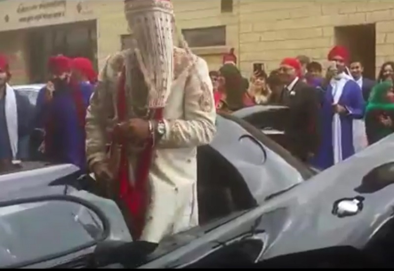 Indian Groom's Grand Entry into Wedding Hall on Batman's Batmobile Instead of ‘Ghodi