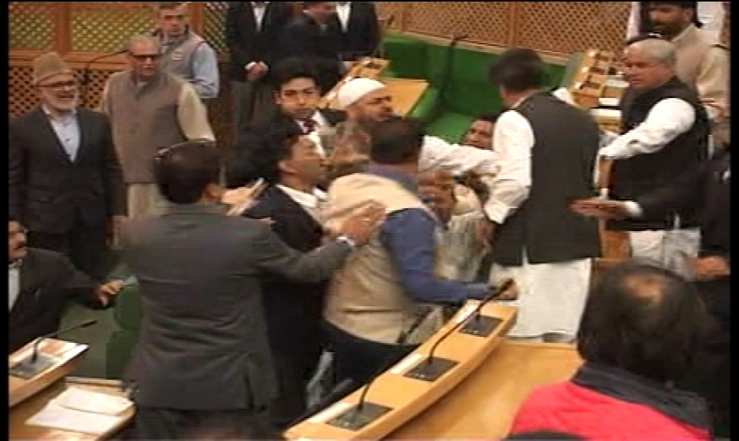 Jammu and Kashmir Legislator Attacked inside House for Hosting Beef Party