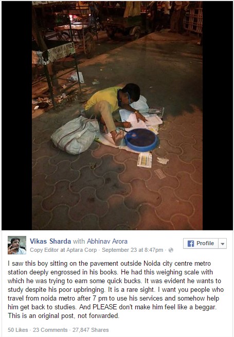 13 Year Old Noida Boy Receives State Support For Education Thanks To Overwhelming Social Media Response