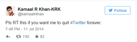 KRK Begged Twitter To Verify His Twitter Account