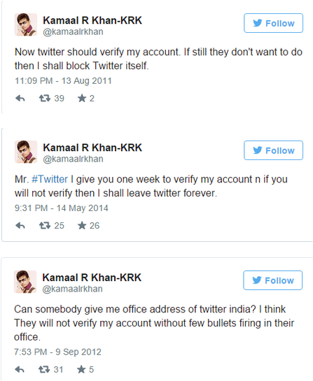 KRK Begged Twitter To Verify His Account. How Twitter Reacted Is Epic