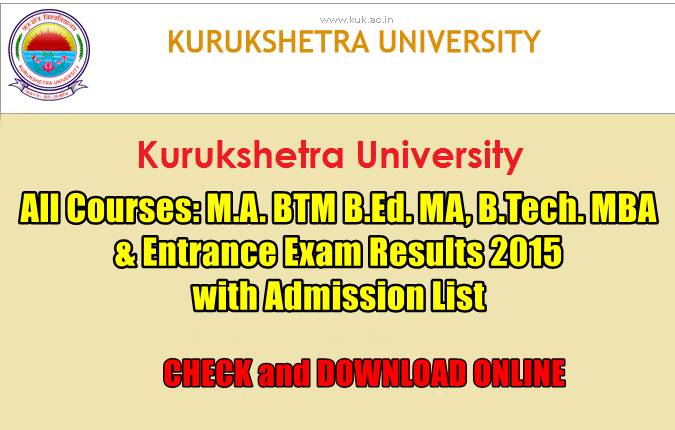 kuk results 2015