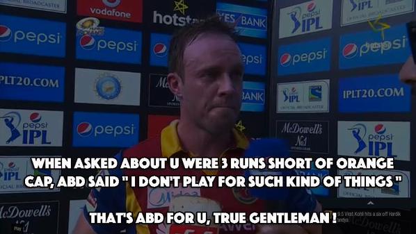 ABD response when asked about records