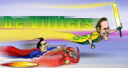 AB de Villiers Super man