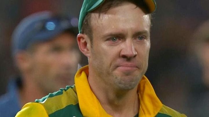 ABD gone emotional when South Africa lost Semi Final in 2015 world cup