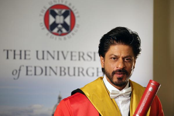 shahrukh khan at university of edinburgh 