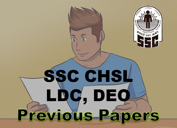 SSC CHSL LDC DEO Previous papers