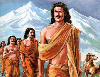 mahabharata death of bheema draupadi arjuna