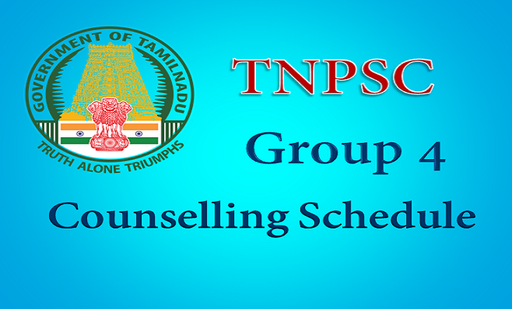 TNPSC (Group 4) 1st Counselling Schedule & Dates 2015