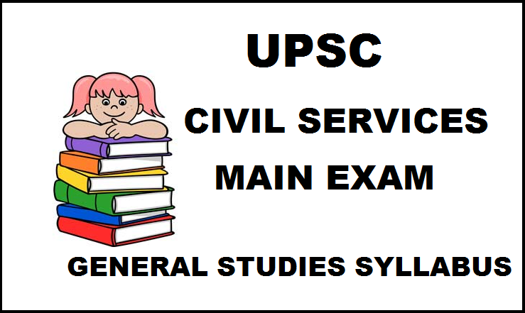 UPSC IAS Civil Services General Studies Syllabus 2015 PDF Download