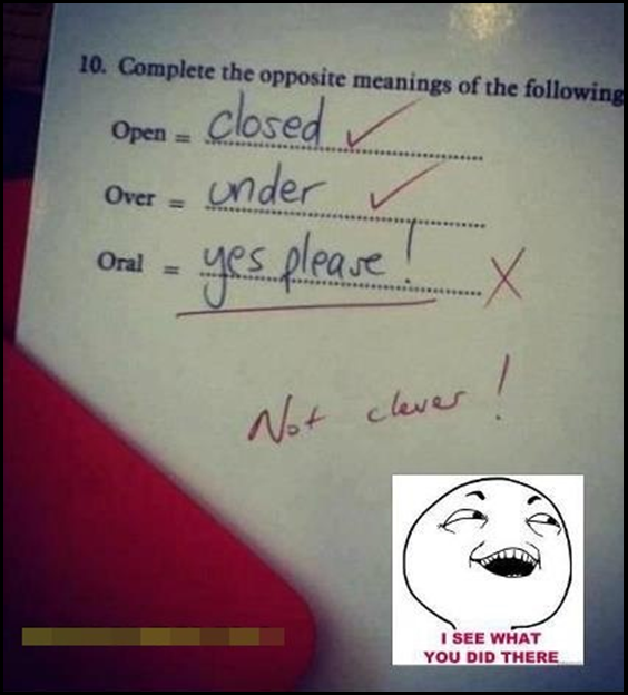 22 Hilarious Exam Answers Given by Students that are Too Clever for