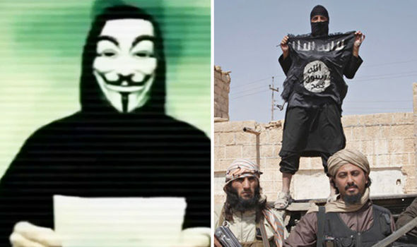 ISIS websites are taken down by Anonymous group