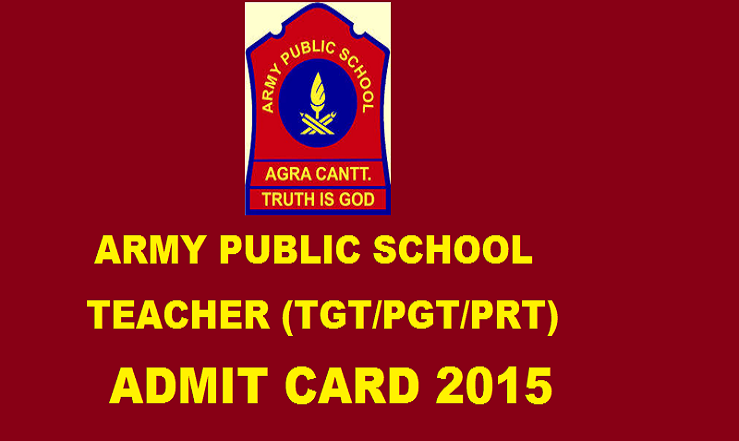 APS Teacher Admit Card 2015: Download PGT/TGT/PRT Admit Cards From 22nd November 2015