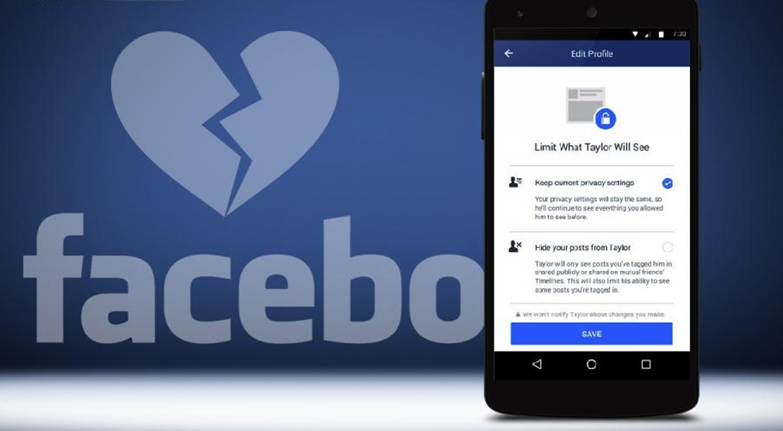 Facebook's New Breakup tool