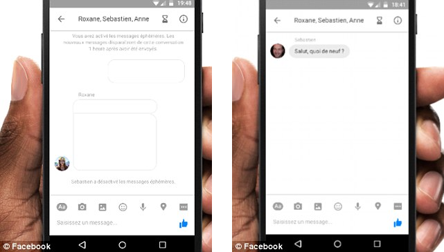 Facebook Testing Snapchat-like Messaging