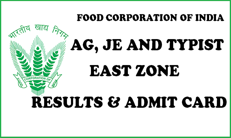 FCI JE, AG and Typist East Zone Results Declared: Check Results and Download Document Verification Admit Card Here
