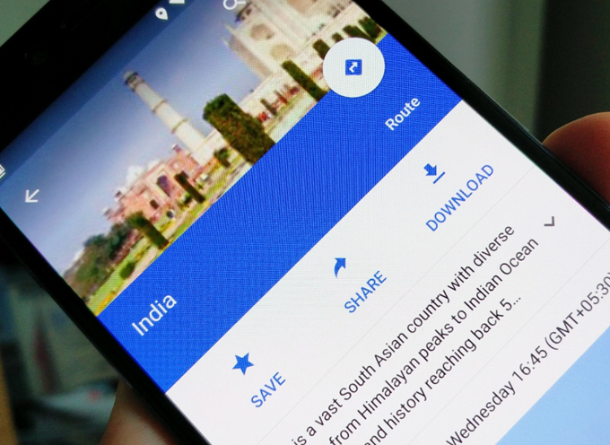 Google maps offline Mode Now available in India