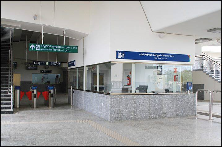 Inside Look Of The Hyderabad Metro Rail Station