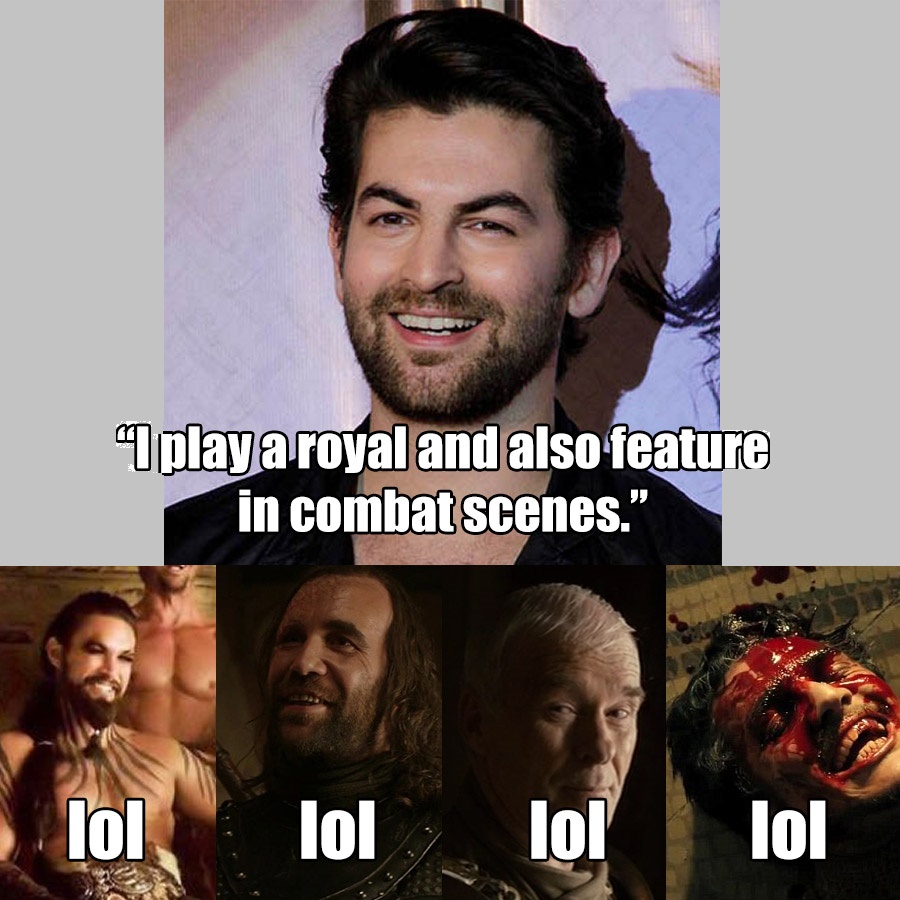 Neal play the role of royal and also features in combat scences