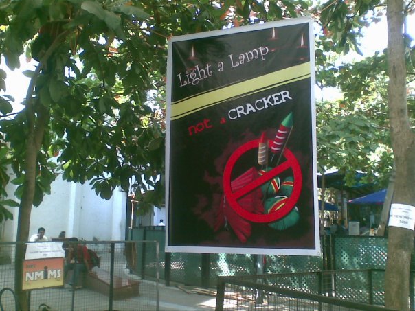 Light a lamp not a cracker on Diwali