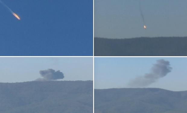 Turkey F-16s shoot down Russian warplane near Syrian border