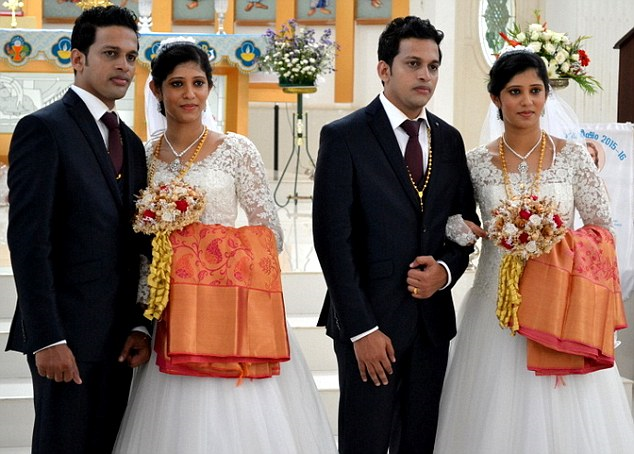 Twin Priests Married Twin Brothers To Twin Sisters in Kerala (2)