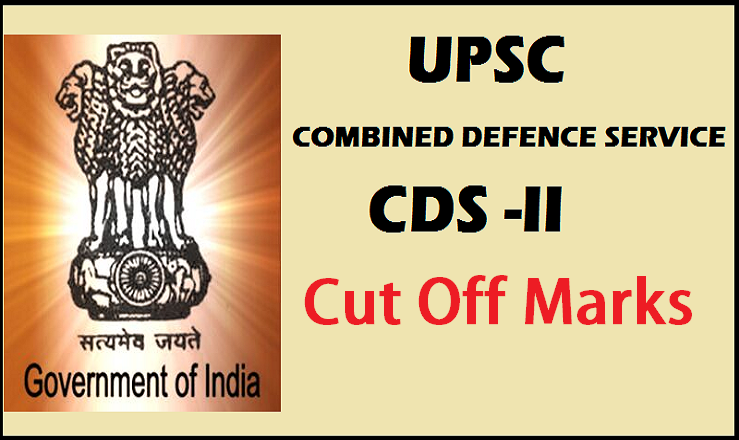 UPSC CDS II Cut-Off Marks